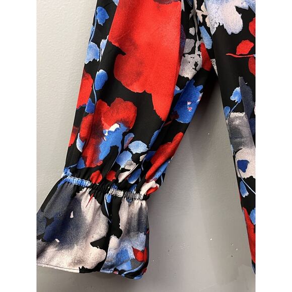 The Limited Collection‎ Blouse Womens Plus size 1X Bold Floral Shirt Career - Picture 8 of 8